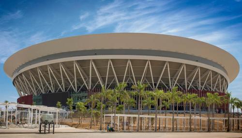 The Philippine Arena by Populous aims to cater for 50,000 spectators, while providing a sense of atmosphere and intimacy within it's huge structure