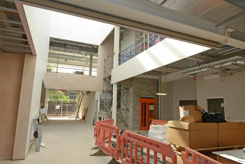 The open-plan main entrance will include a walk-through to the town to boost accessibility