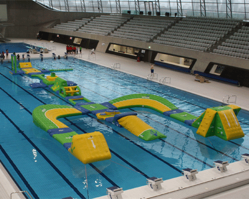 Olympic Aquatic Centre unveils a record breaking Wibit course!