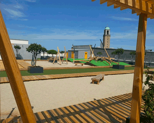 Polytan creates rooftop play area for nursery children