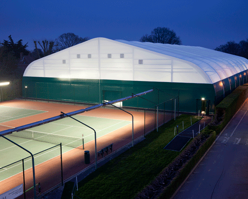 Spatial's new indoor tennis arena for Hampshire club