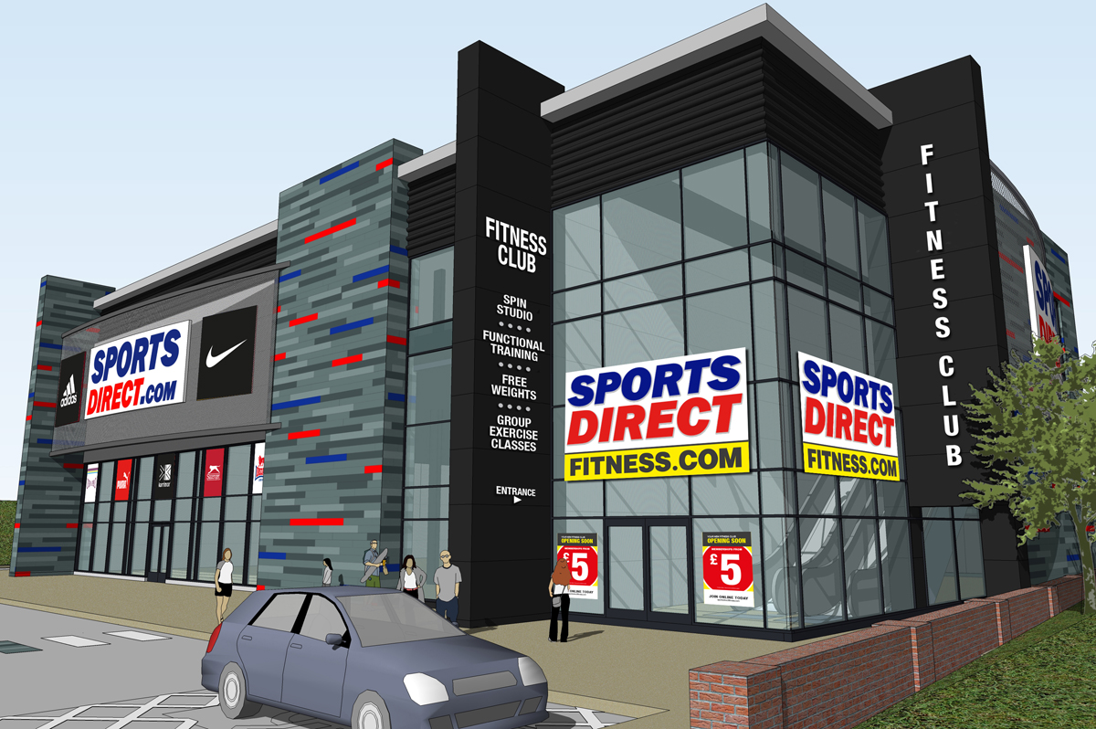 Sports Direct's new health club model will be revealed with the launch of its Aintree store/gym complex in mid-December