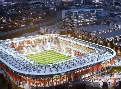 The stadium will be designed by architects HNTB