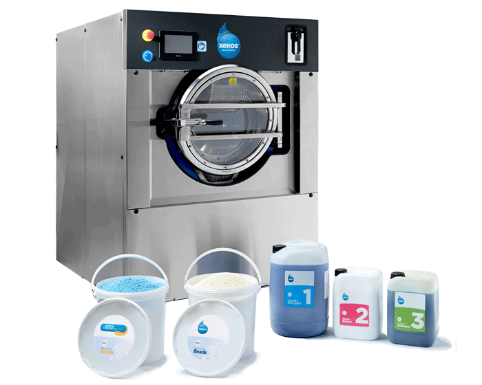 Xeros creates a near waterless laundry system for spas and hotels