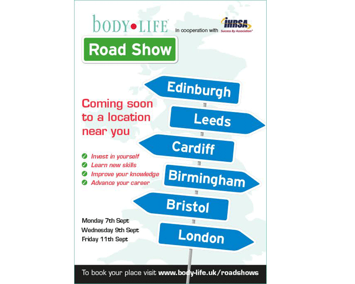  International presenters line up for the body LIFE roadshow