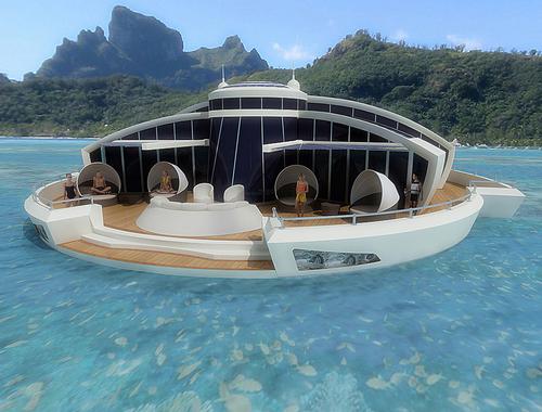 Solar-powered floating island resort coming to Maldivian and Tunisian waters
