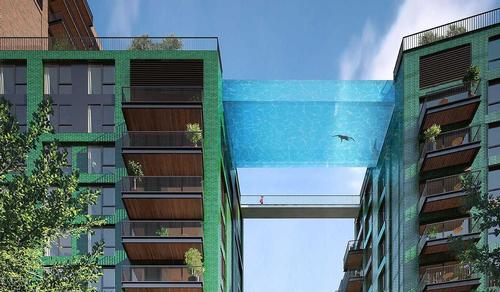  Arup’s Glass sky pool will be suspended ten storeys above London