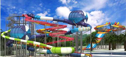Thailand’s US$60m Dino Waterpark takes shape as slides installed