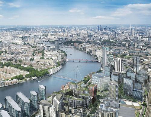 Proposals for new London cycling bridge to boost active commuting