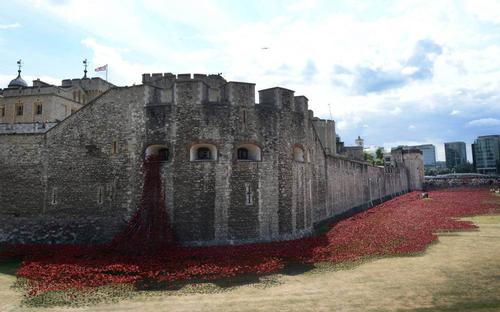 Tower of London's dramatic art installation – Blood Swept Lands and Seas of Red – is the focus of WW1 commemorations