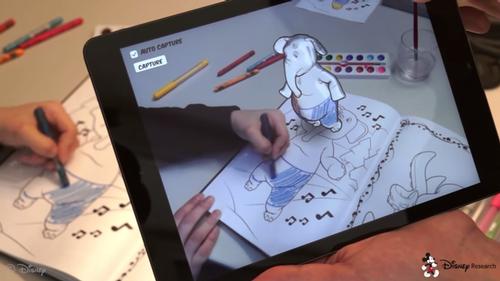 Disney brings the page to life with augmented reality colouring app