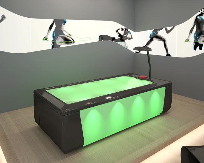 Trautwein unveils water jet massage system