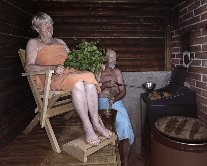 Fortis chairs provide sauna support