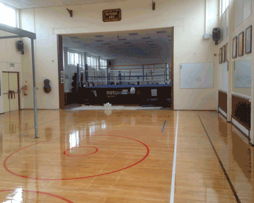 Rotunda Boxing Academy floor restored to life