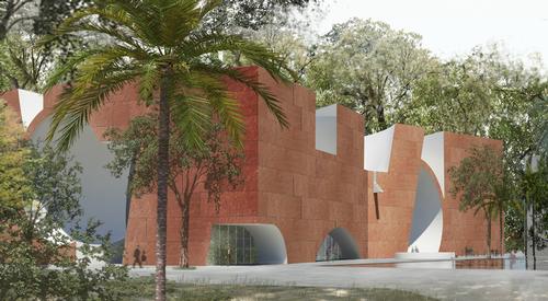 Steven Holl and Opolis Architects' winning design for the Mumbai City Museum