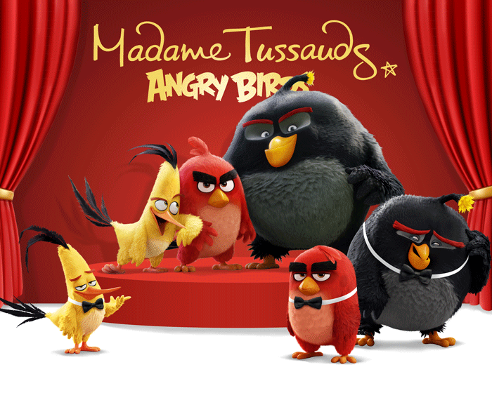 The Angry Birds Movie inspires a digital experience at Madame Tussauds