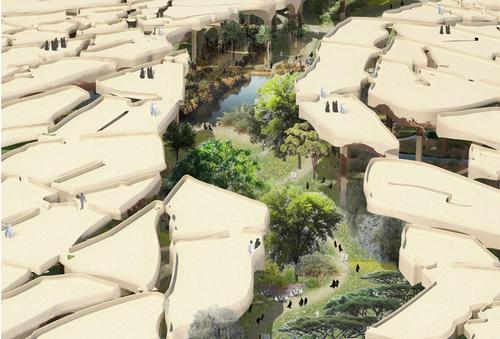 Desert inspired design for the Al Fayed Park 