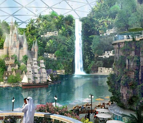 The 'city' will include the world's largest indoor theme park