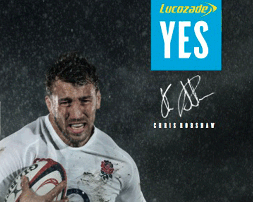 Lucozade features British rugby on its point of sale