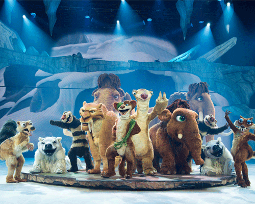 Clay Paky lighting used in Ice Age Live
