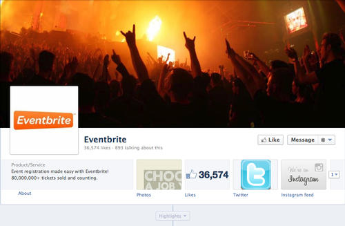 Eventbrite partners with Facebook for new events feature
