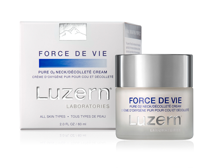 Luzern’s Force De Vie Cream targets delicate neck and décolleté area 