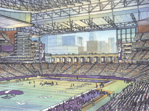 Minnesota state lawmakers back Minneapolis stadium vision