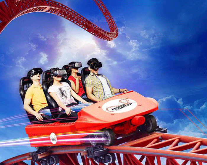 Smaaash tech lets you draw and ride your own coaster 