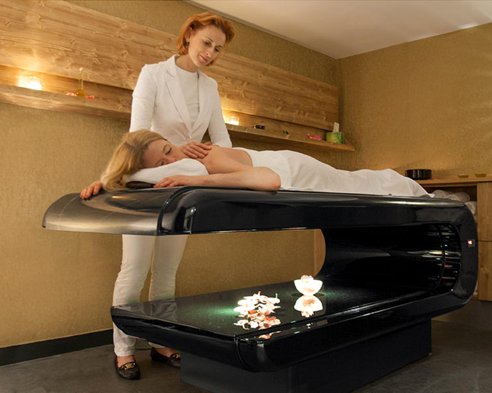 Marble massage bench uses infrared technology