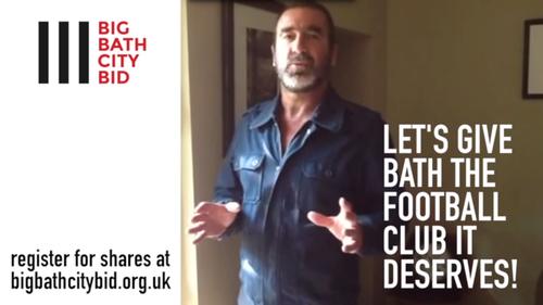 Manchester United legend Eric Cantona backs Bath City FC take over project