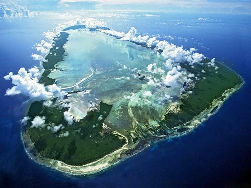 The remote island hosts a unique eco-system around its reef 