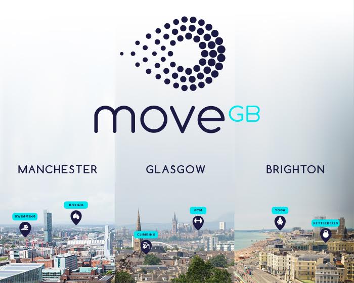 MoveGB is launching its fitness concept across Manchester, Glasgow and Brighton