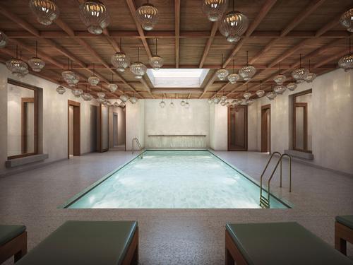 The El Santuario spa will be housed in the estate's former stable building