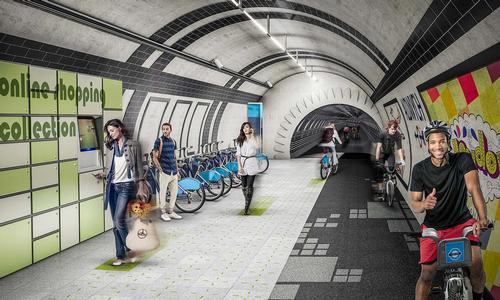 Gensler takes London’s transport future underground with active commuting concept 