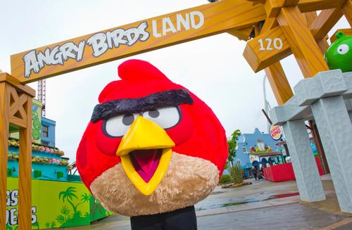 An area of Thorpe Park has undergone a full Angry Birds rebranding