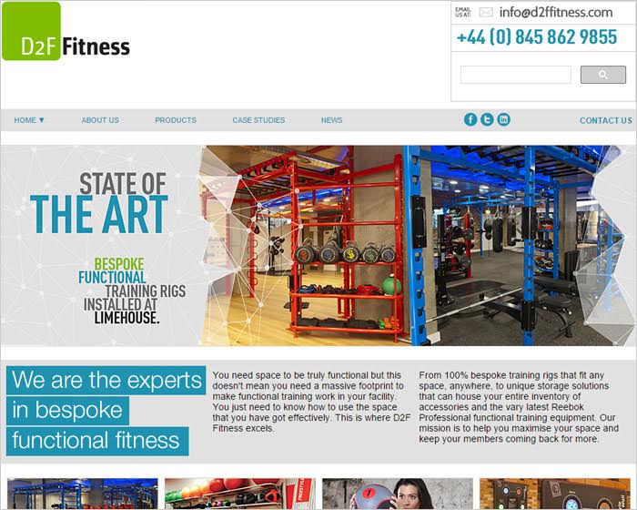 D2F Fitness unveils new website to support business growth in the UK