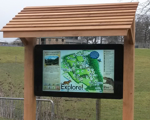 Interactive digital maps bring zoo information to life