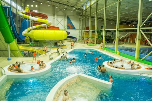Russian town Omsk welcomes Ural's largest waterpark