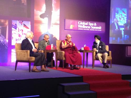 Dalai Lama electrifies the Global Spa and Wellness Summit in New Delhi
