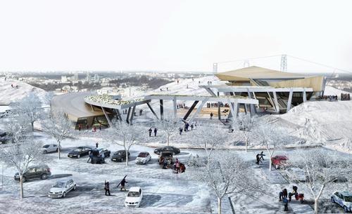 Studio Libeskind designs cultural/sports centre for Vilnius, Lithuania