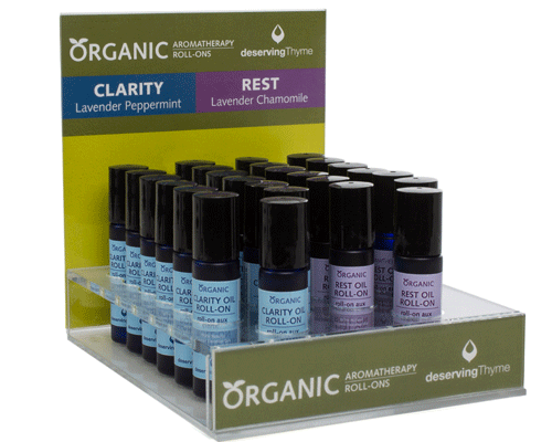 New organic aromatherapy products by Deserving Thyme