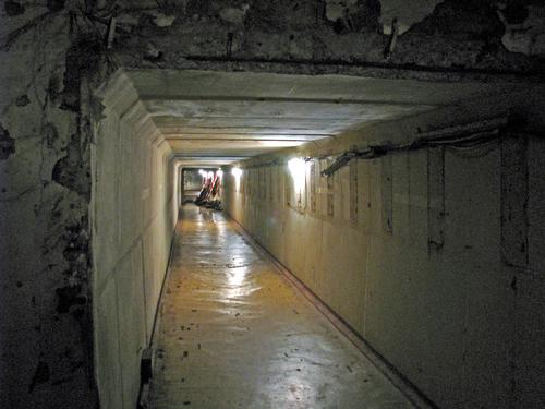 The bunker is an unused relic of the Cold War 