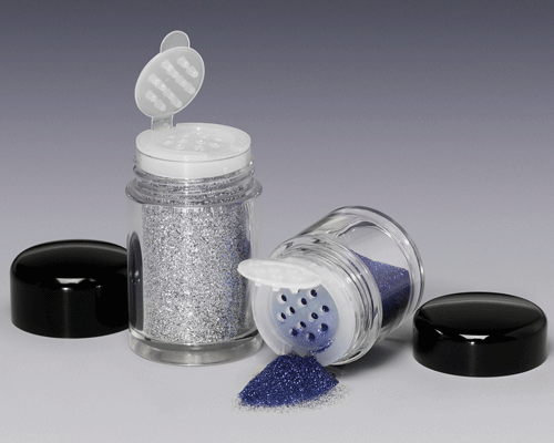 Qosmedix adds flip-top sifter jars for loose eye shadows
