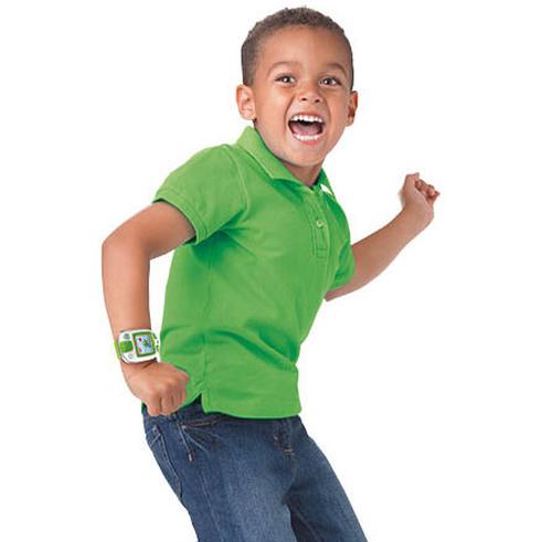 The LeapBand activity tracker is aimed at children aged four to seven and encourages them to keep moving with the help of a virtual pet