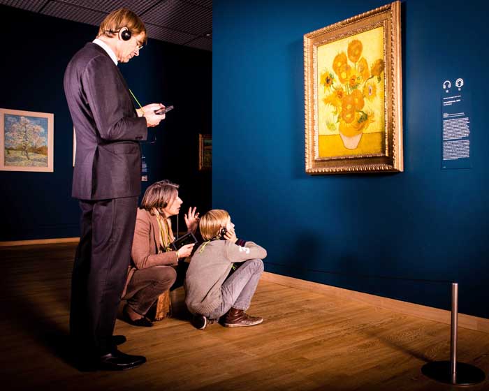 Enhanced multimedia guide paints picture for visitors at Van Gogh Museum
