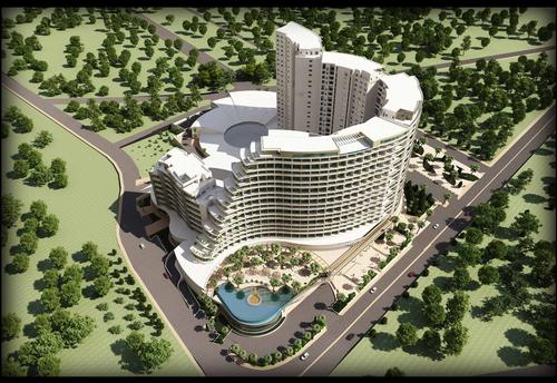 The hotel is part of a mixed-use development that will comprise a 26,000sq m (279,862sq ft) shopping mall