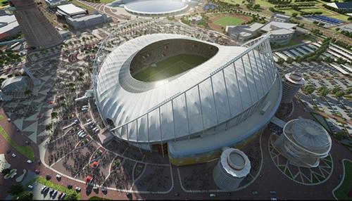 Rendering of the Khalifa International Stadium redevelopment 