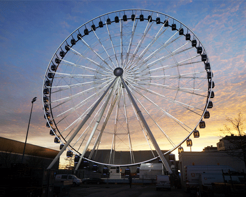 Bussink Design has installed the R80XL Giant Observation Wheel in Munich