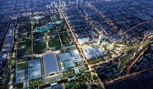 The masterplan for Xi'an, China covers 580,000sq m and has a Silk Road Museum at its heart