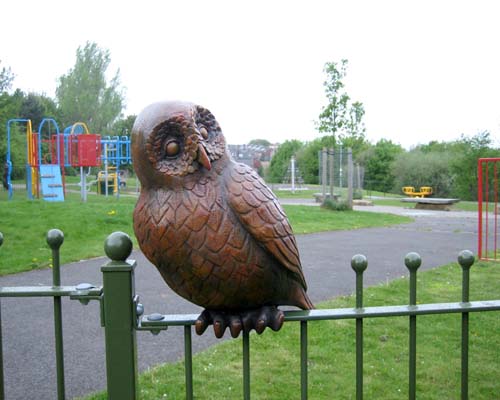 Animal sculptures for Ruskin Park playground boundary